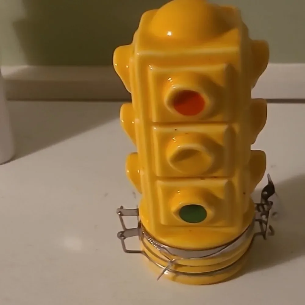 Contained Art Traffic Light  Storage Container